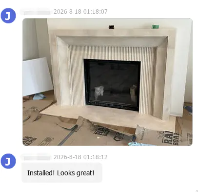 Ako vyzerá vlastný mramorový krb od návrhu po inštaláciu?